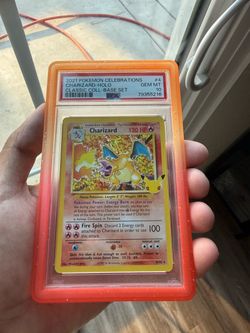 Psa 10 Trio celebrations, Charizard, Blastoise, Venusaur