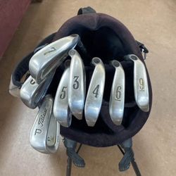 Callaway Pat Pend Vintage Iron Set with bag 
