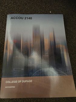 Accounting 2140 College Of DuPage (NOT Free )