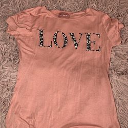 Women’s Pink Love Shirt