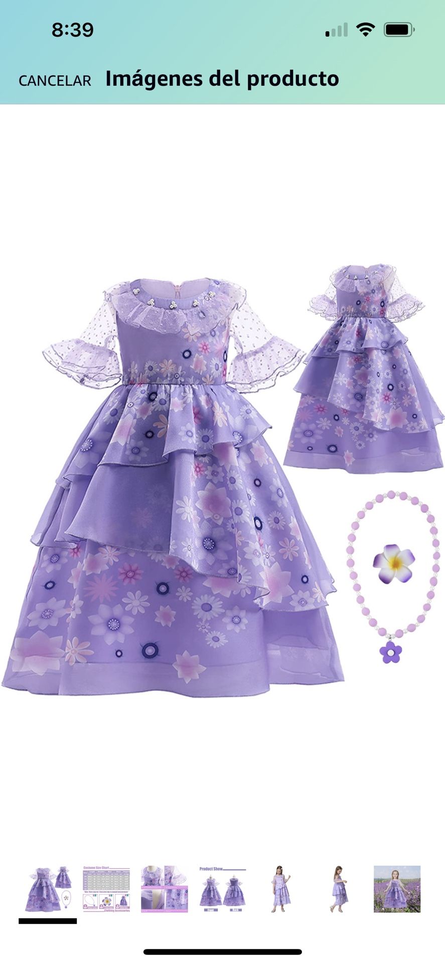 Isabella Dress/ Encanto Dress/ Princess Disney