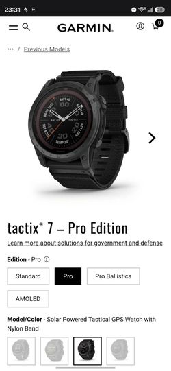 Garmin Tactix 7- Pro Eddition Watch