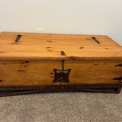 Rustic Solid Pine Coffee Table / Trunk