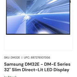 Samsung  32in TV Monitor 