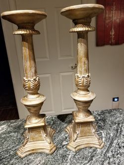 Gold Guilded Candlesticks