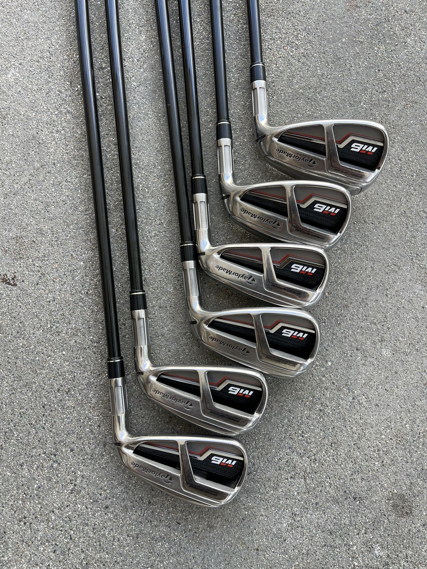 TaylorMade M6 Iron Set 5-Pw 6pc 5a-Flex fujikura