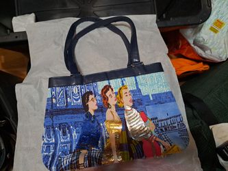 Ladies Colorful W/Sequence Purse