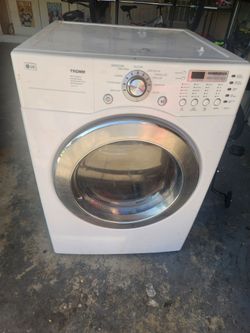 LG Tromm Front Load Dryer White