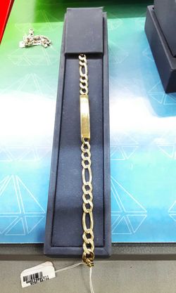 Figaro Bracelet - Yellow Gold 18k (.750) 20.1 grams 8 inch