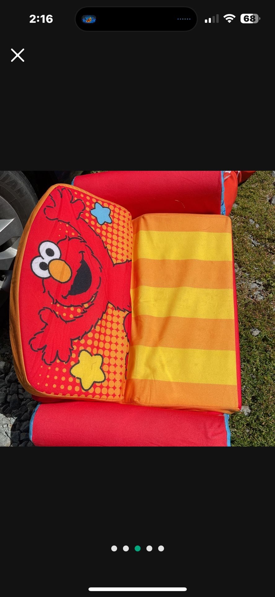 Kids Couch Bed Elmo