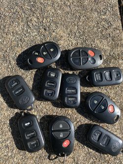 Toyota key fobs