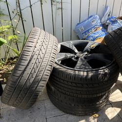 20” wheels and tires 5X114 pattern