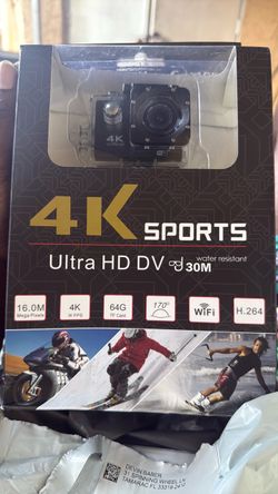 4k sports ultra hd dv water resistant 30M