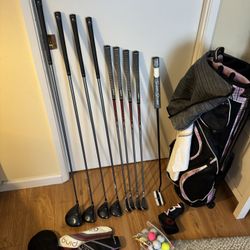Callaway Odyssey Women’s Golf Right hand set with Cobra Dazzling set up