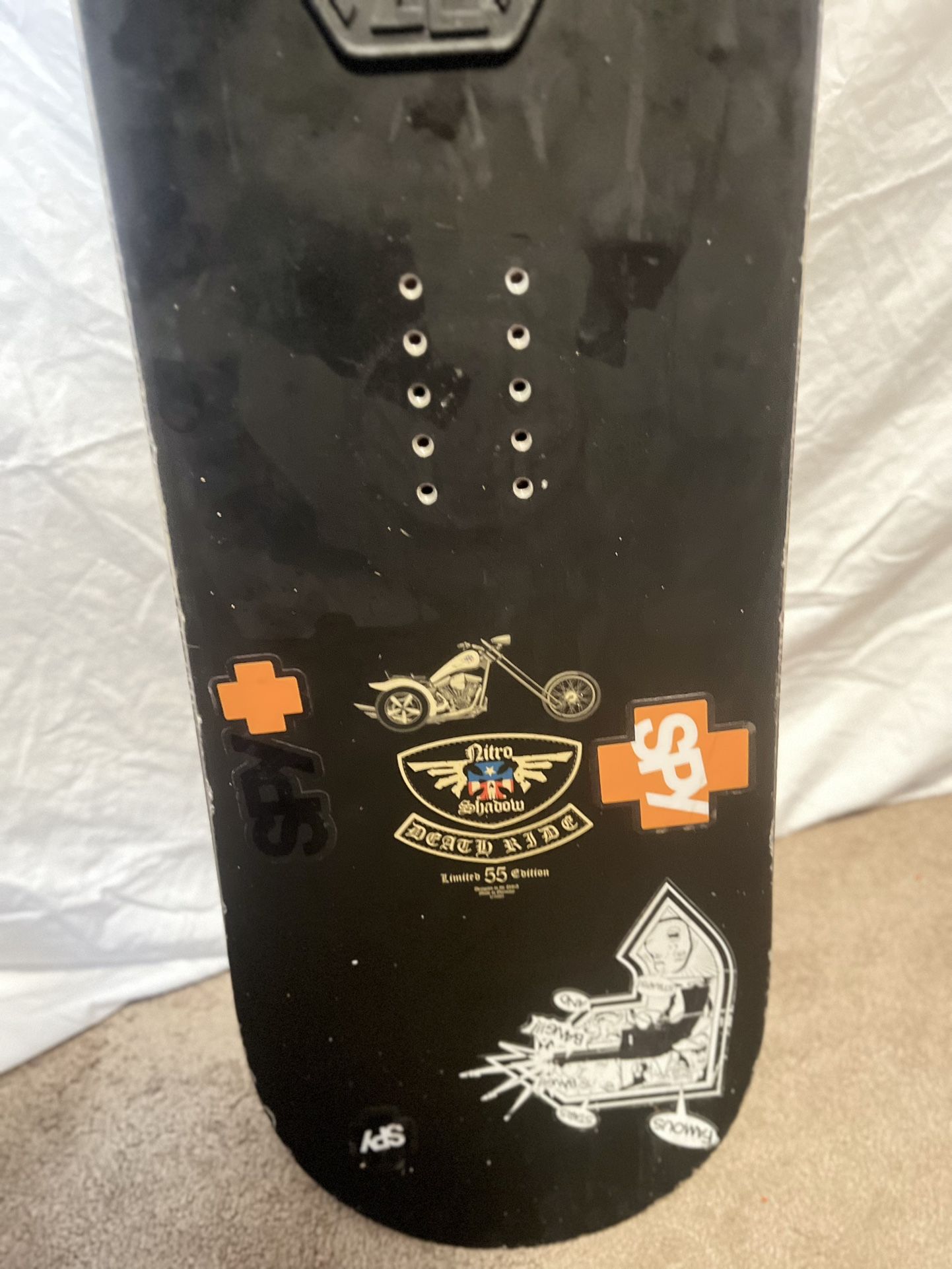 nitro shadow death ride snowboard Nitro Shadow Snowboard - Limited Edition 55 - Death Ride for Sale in  Huntington Beach, CA