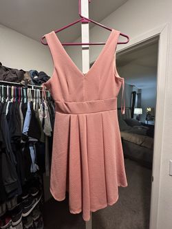 Salmon/ Pink Dress