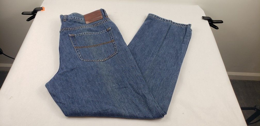 Tommy Bahama Denim Men's 38x32 Classic Fit Blue Jeans Cotton Blend Medium Wash