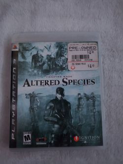 Vampire Rain: Altered Species for Playstation 3 / PS3 - Complete 