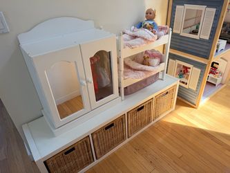 Miscellaneous Girl’s Armoire, Accessories, and Doll Clothing