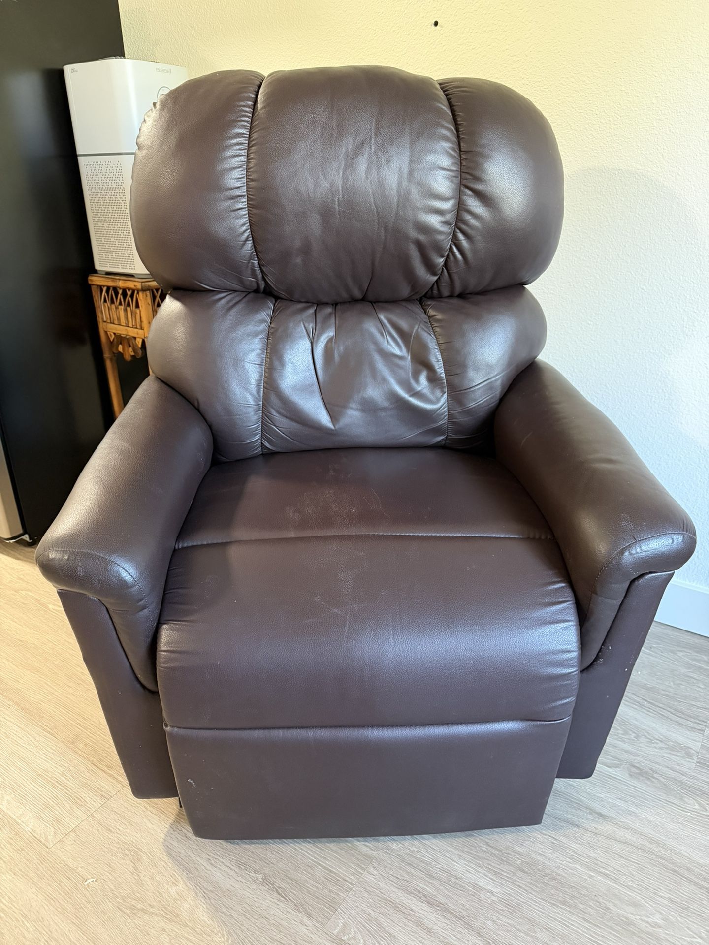 Golden lift chair (power recliner) — needs motor, comfy & clean