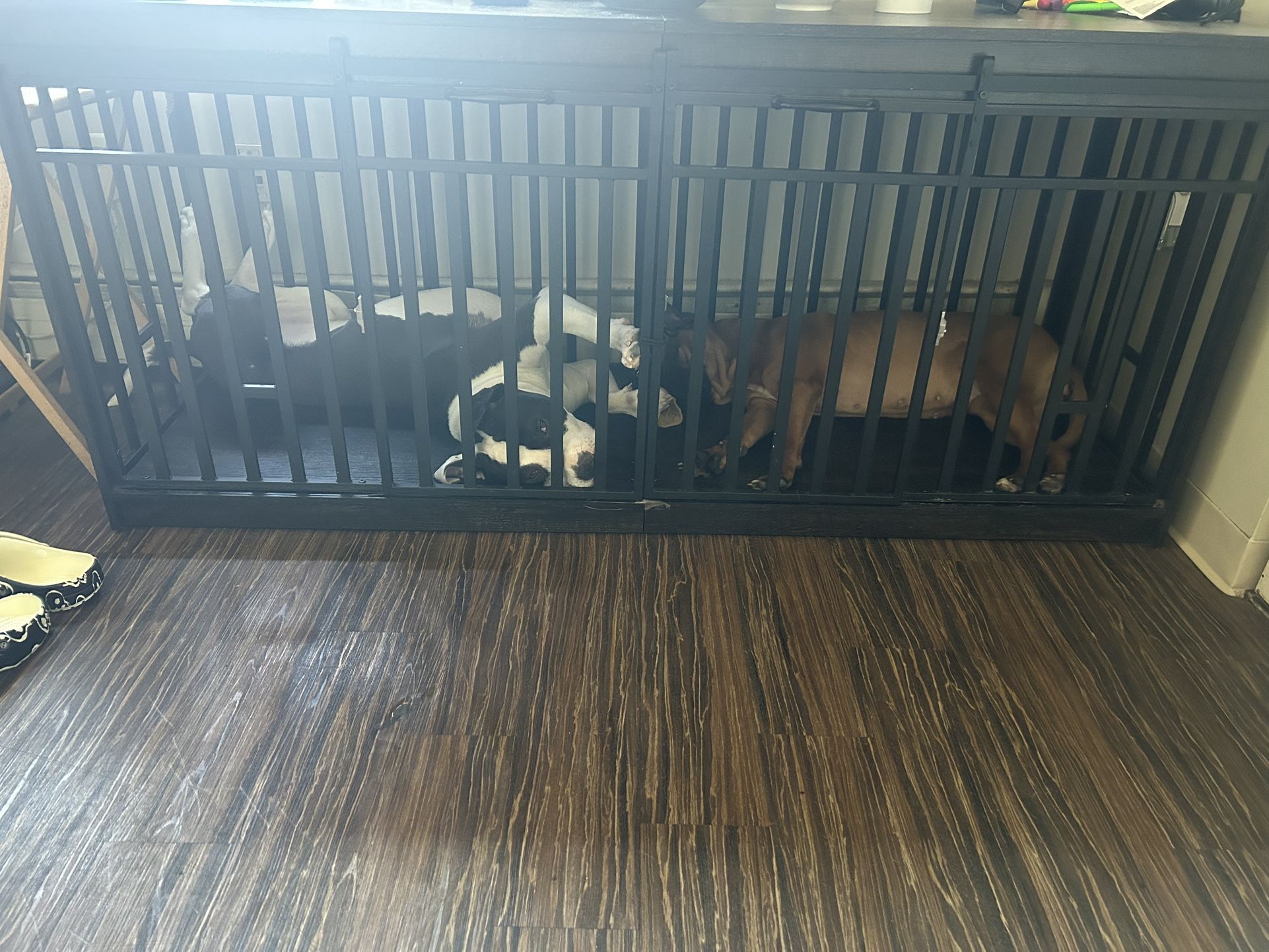 Table Double Dog Cage