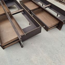 Queen Bed Frame With Drawers 