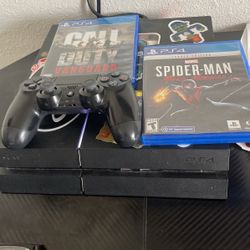 PS4 + Controller + Games