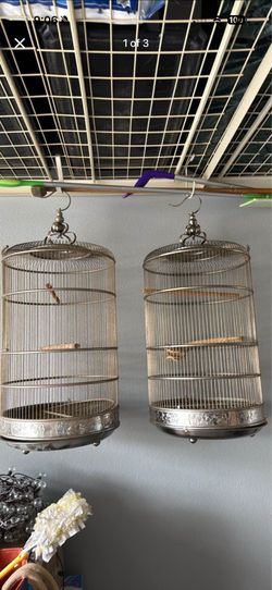 Silver Bird Cages
