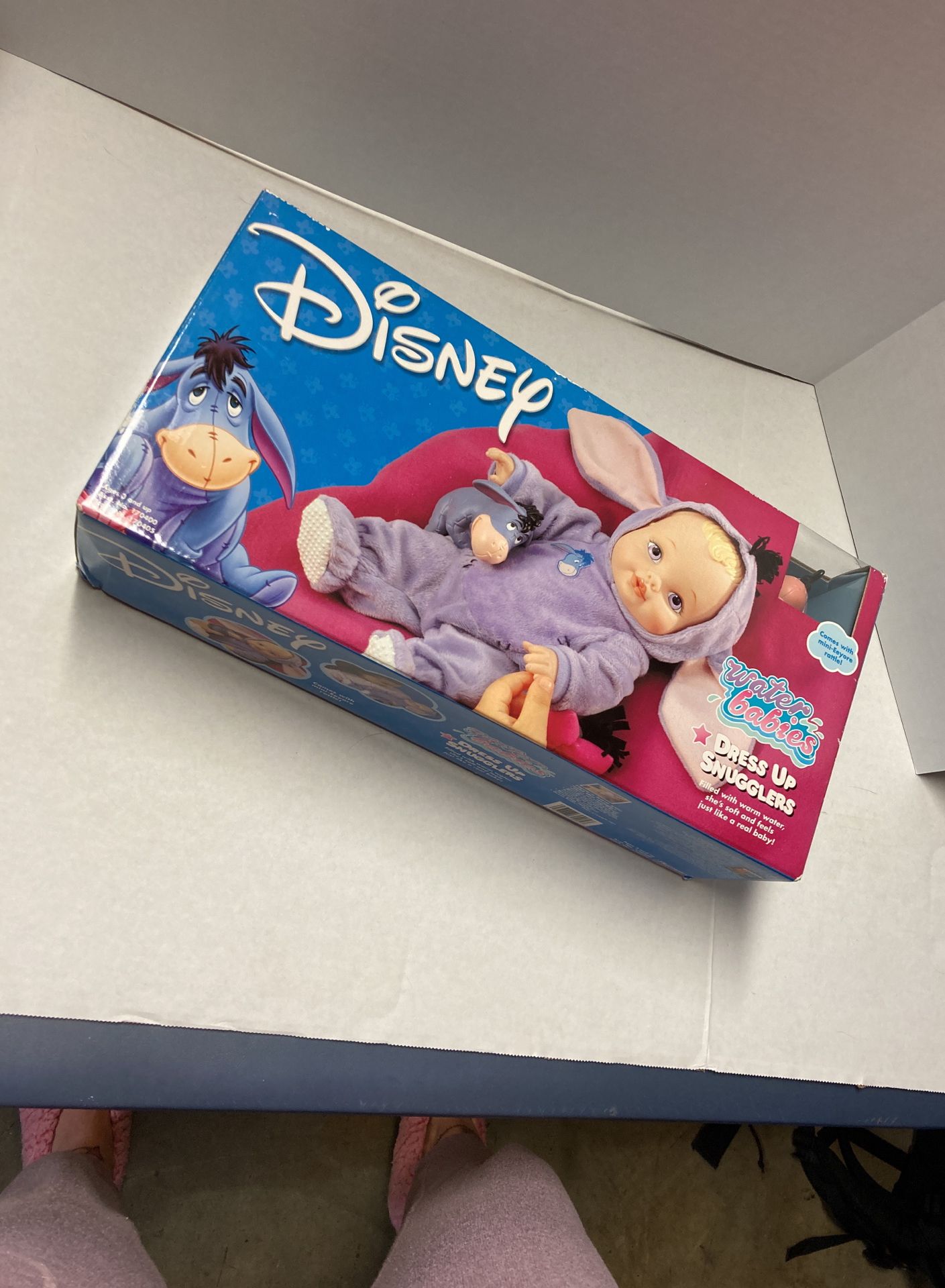 Brand New In Box Disney Eeyore Dress Up Snugglers Water Baby