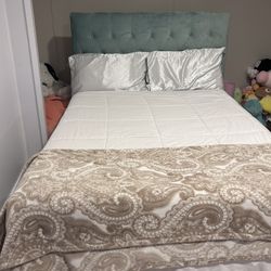 full bed frame + mattress