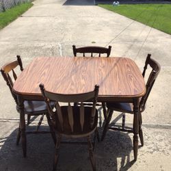 Dining Table With 4 Chairs 