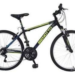 BRAND NEW 21 Speed Benotto XC 4000 Mountain Bike (BLACK) NEW IN BOX

