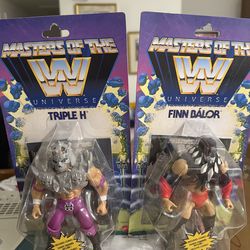 Masters of the WWE universe Demon Finn Balor and Triple H