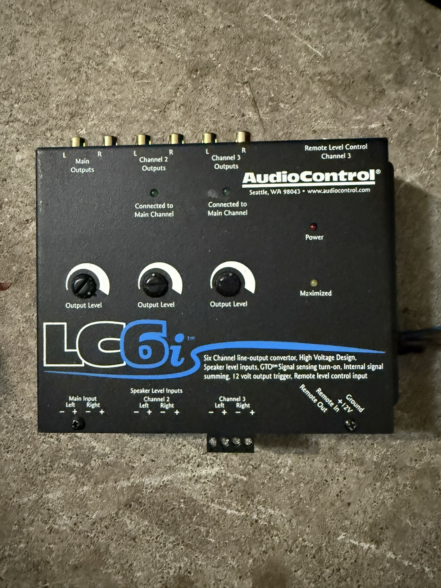 Audio Control Channel Line