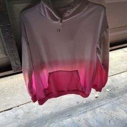 LADY ADIDAS HOODIE PINK/WHT XL