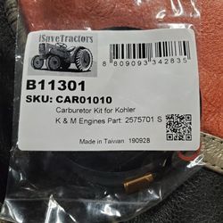 Carburetor Kit For Kohler