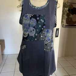 New Blue Blouse Size M-L