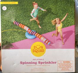 Sun Squad Inflatable Spinning Sprinkler
