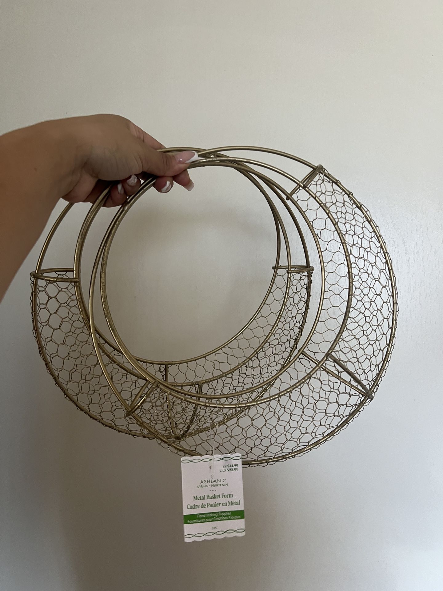 Metal Baskets For Flowers 
