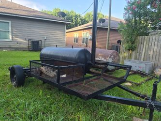 Barbecue Pit on trailer
