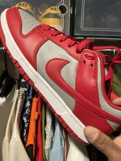 Red And Grey Dunks