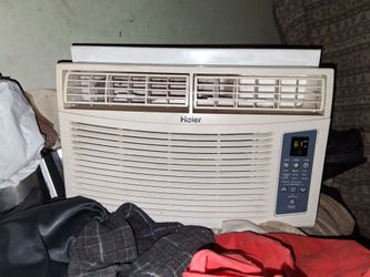 TEST IT FIRST! $35 FOR A $160 AIR CONDITIONER WORKS PERFECT. COLD, VERY CLEAN. CHEAP AC! HAIER 6000BTU