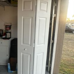 Bifold Closet Doors (2 Sets) 79” X 30”