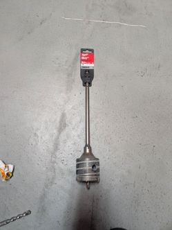 Milwaukee 3/8 in. x 13 in. Carbide SDS-PLUS Masonry Core Bit Adapter (2-Piece)