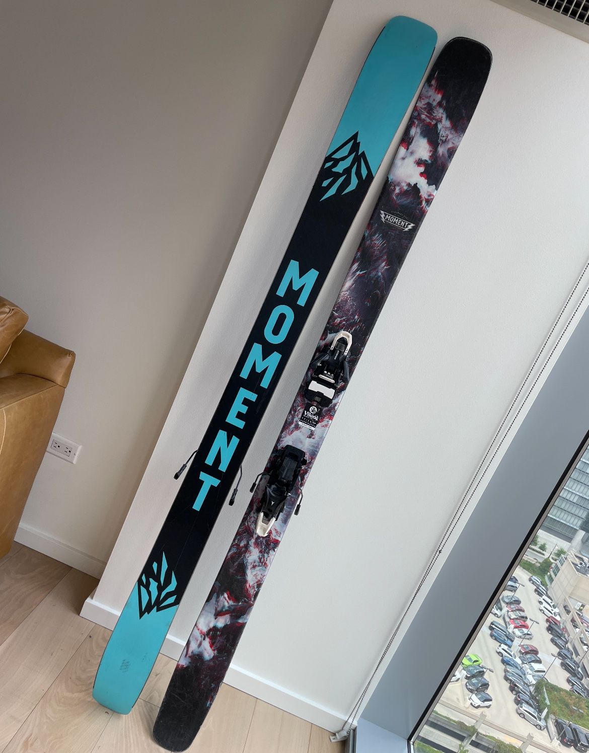 Moment Deathwish Skis + Atomic Shift MNC 13 Alpine Touring Ski Bindings 2018/2019- Used