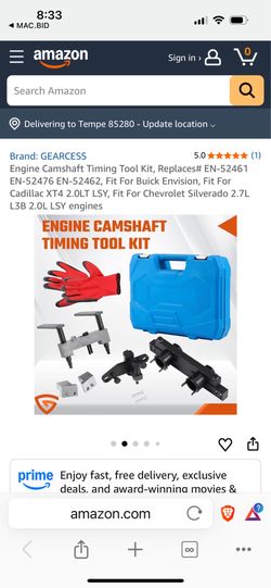 Engine Camshaft Timing Tool Kit