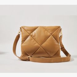 Laptop Sleeve - Golden Caramel, Puffy cotton padding 