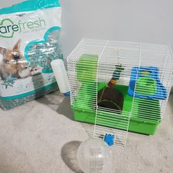 Small Critter With Toys And Bedding 