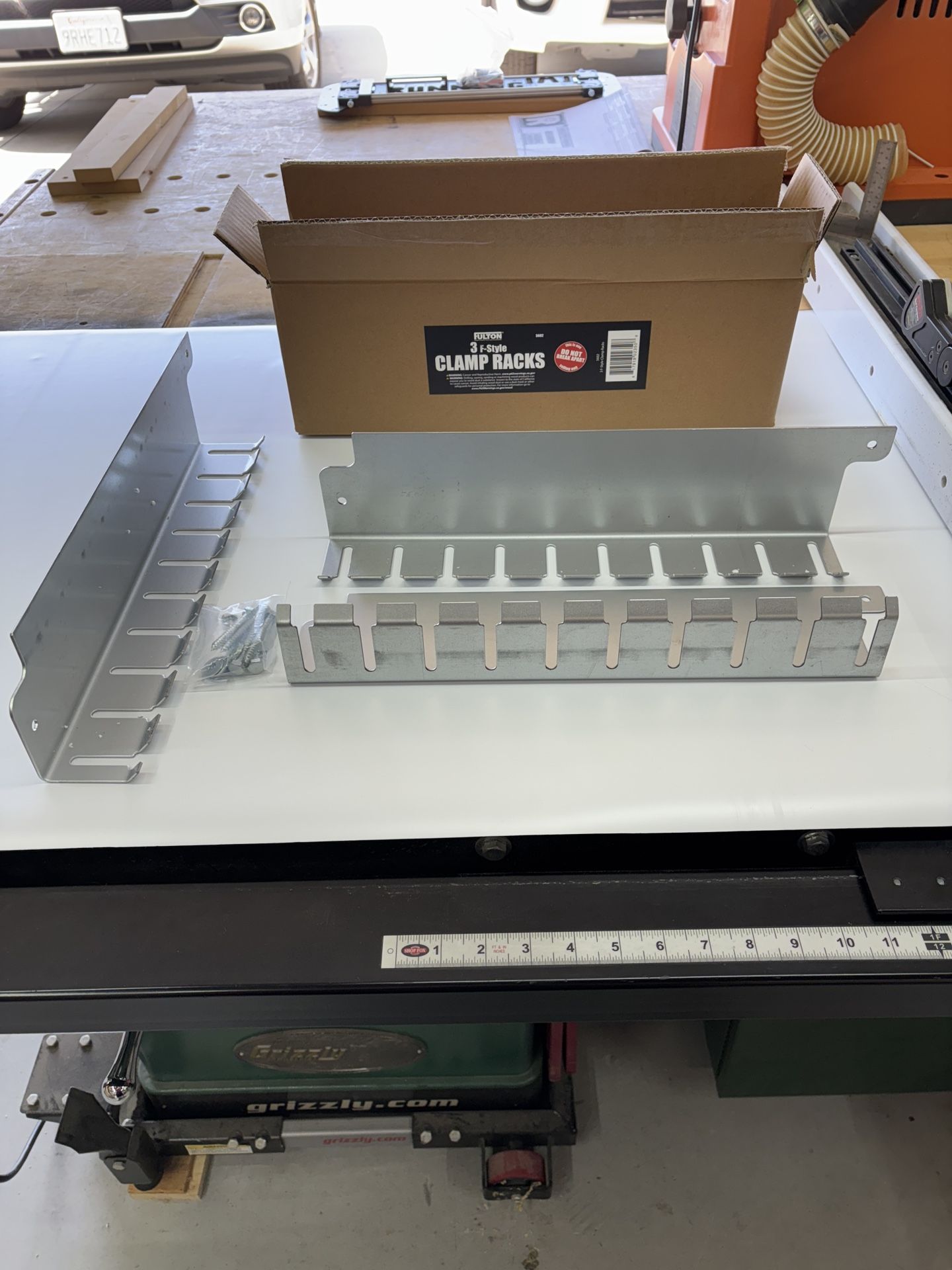 F Style Clamp Racks. Holds 30 Clamps