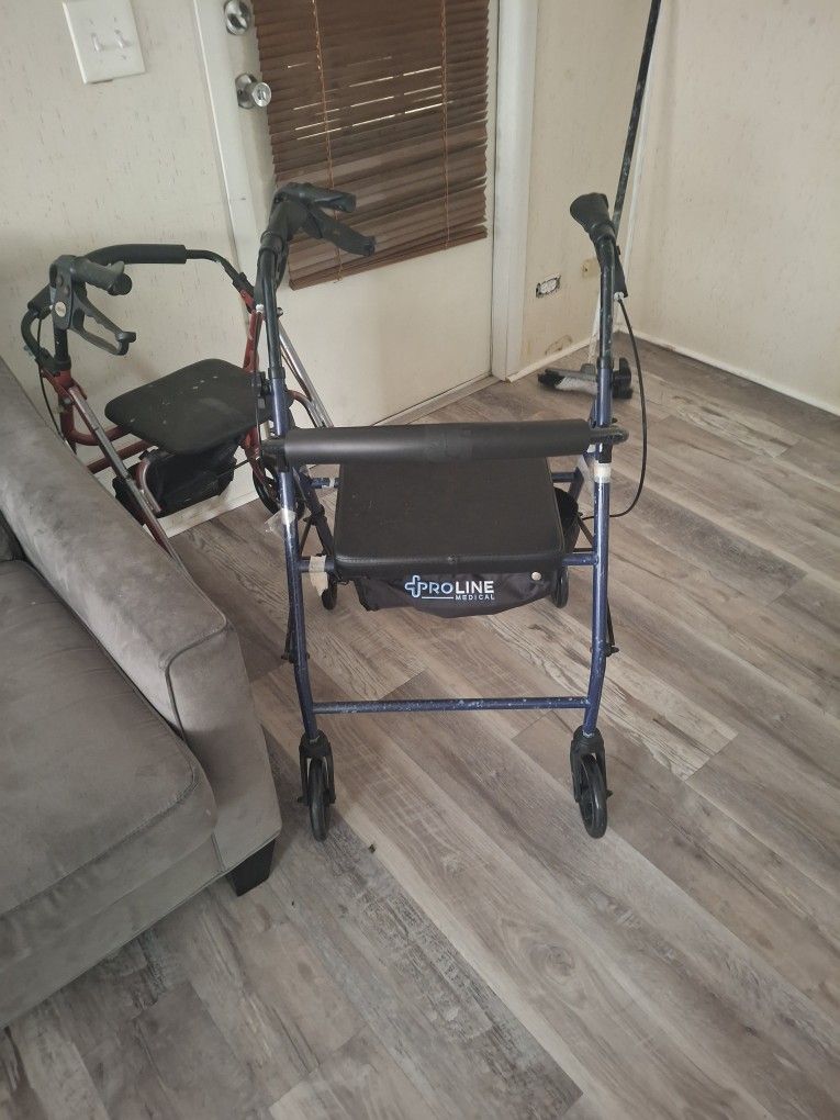 Adult Walkers Used......Blue One $30 Red One $20